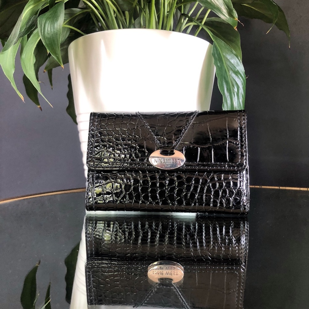 Nine West Faux Snake Skin Wallet